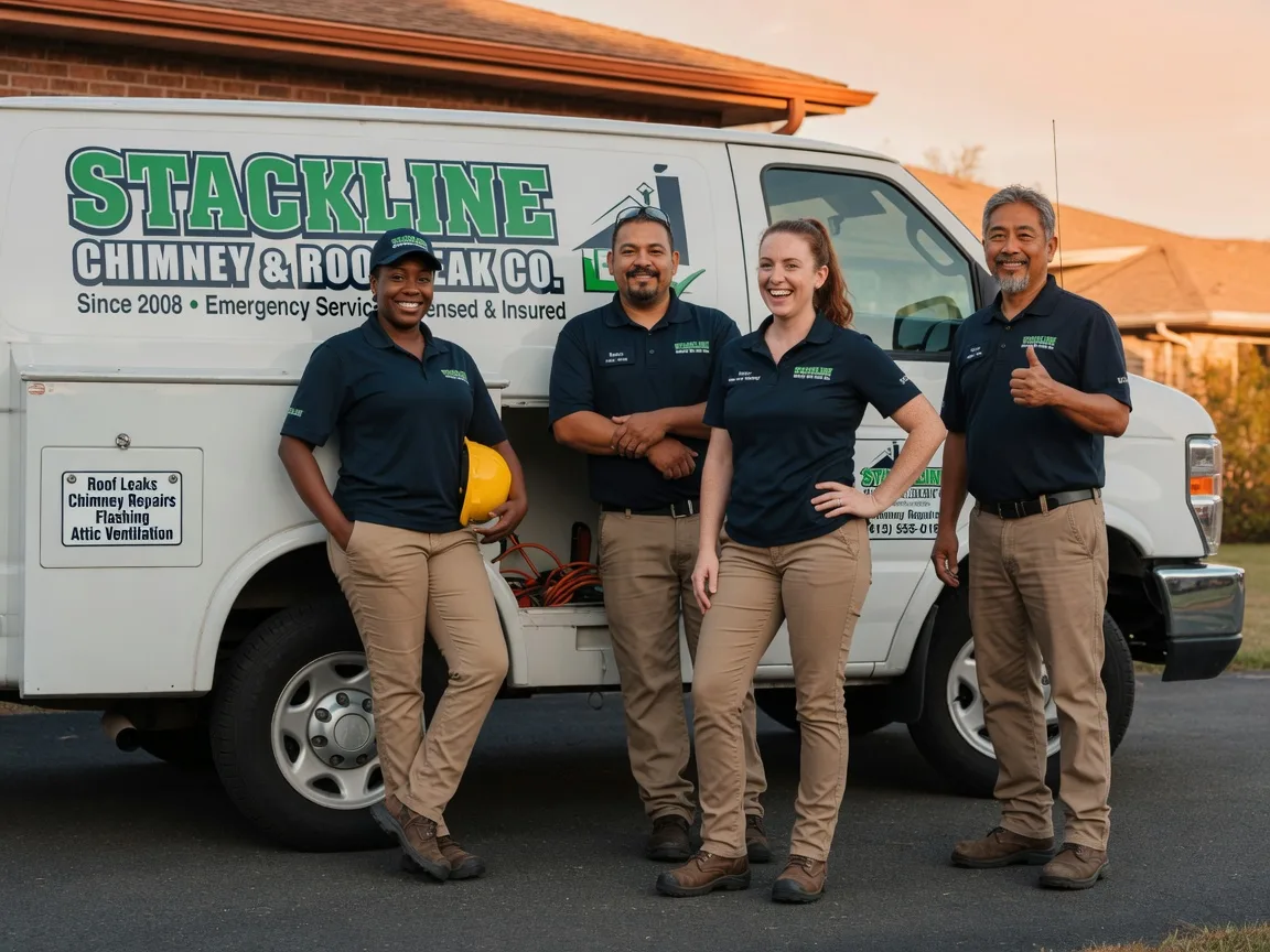Chimney flashing repair company in South Bend, WA